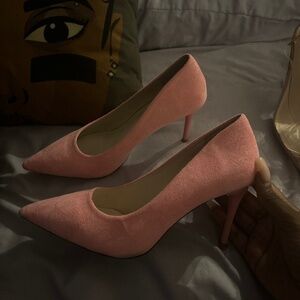 Pink heels